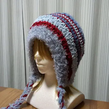 귀도리 니트 모자 발라클라바 핸드메이드