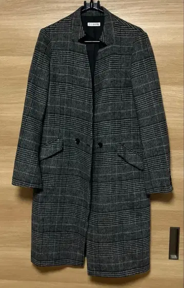 a.V.V. standard 체스터 코트 그레이 계열 체크