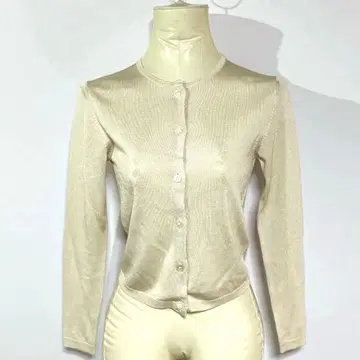 K.T 키요코 타카세 니트 가디건 라이트 핑크 베이지 9호 심플