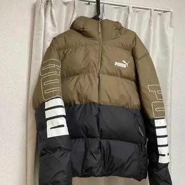 PUMA 후드 부착 다운 자켓 XL 사이즈