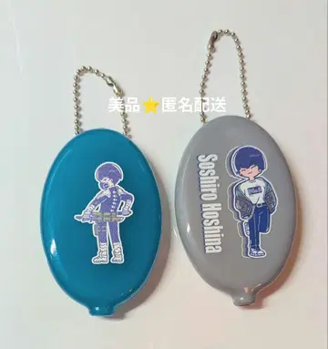 새상품급 괴수 8호 레토포푸 호시나 소우시로 러버 코인 케이스 2개 세트