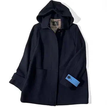 정가 6만 현행 택 폴스미스 울 후디드 코트 38 자켓