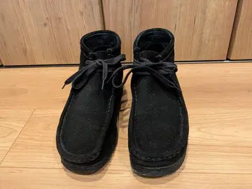 Clarks 클락스 왈라비 부츠 블랙 스웨이드 UK8