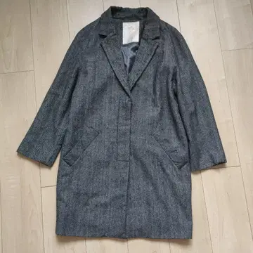 슬로브 이에나 헤링본 그레이 코트