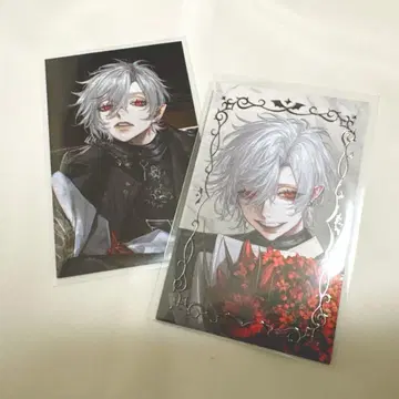 니지산지 쿠츠하 사진풍 카드 금박