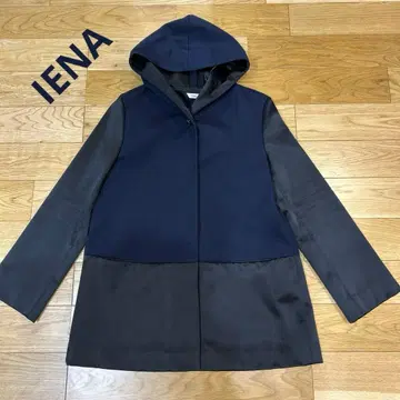 IENA 본딩 후드 블루종 네이비