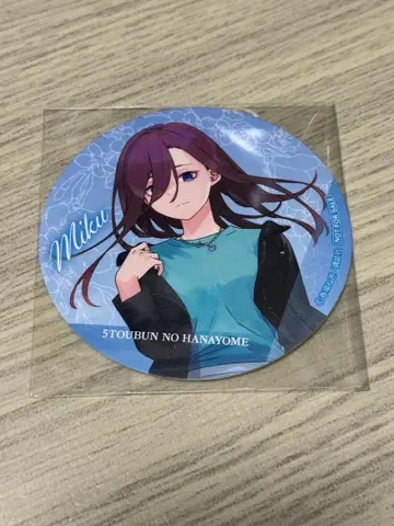 5등분의 신부 Anisugar 특전 코스터 나카노 미쿠