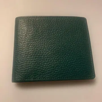 그린 가죽 접이식 지갑