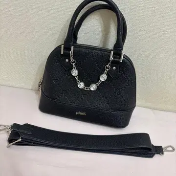 피움 비쥬 장식 pium 모노그램 미니백