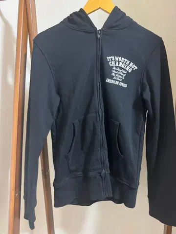 JACKROSE 스컬 디자인 후드티 블랙