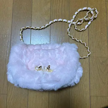 LIZ LISA 리즈리사 핑크 퍼 숄더백 하자품