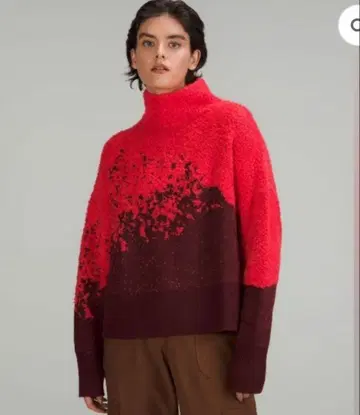 룰루레몬 Ombre Knit Textured Turtleneck 새상품
