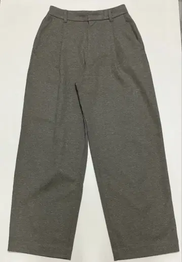 유니클로 저지 턱 와이드 팬츠