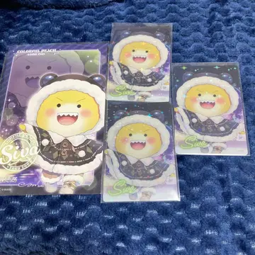 컬러풀 피치 시바 토부 동물공원 콜라보 굿즈 트레이딩 카드 특전