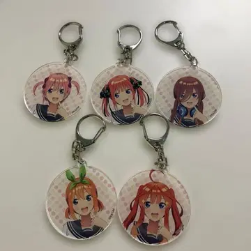 5등분의 신부 타마코 키링 컴프 이치카, 니노, 미쿠, 요츠바, 고토