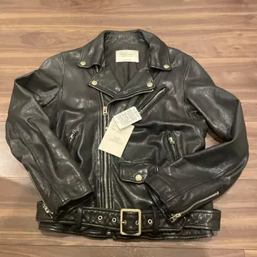 beautiful people 140 천연 가죽 더블 라이더스