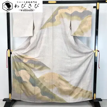 호몬기 작가물 원산 무늬 금채 흐림 화이트 네리색 K-4966