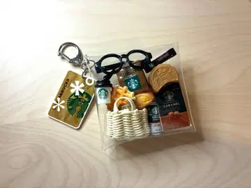 가챠 파우치 카페 와플 커피