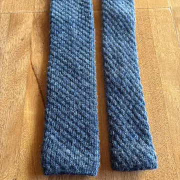 [ 미사용 ] Ravelli 헤링본 넥타이 다크 블루