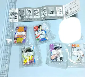 아다치 미츠루 작품 아크릴 스탠드 전 6종 세트 캡슐 토이