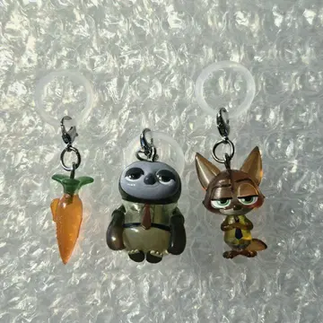 주토피아 메지루시 액세서리 3개 세트