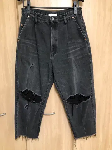 doublet 데미지 가공 하이웨스트 데님