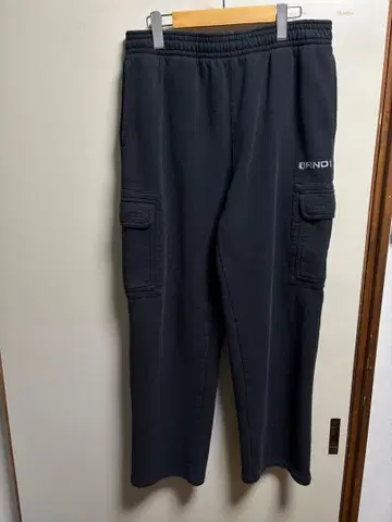 AND1 블랙 카고 스웨트 팬츠 L 사이즈