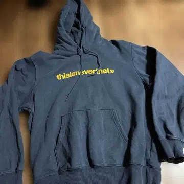 thisisneverthat 블랙 후드 부착 후드티