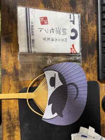 바케모노가타리 아라라기 박람회 납량 세트 부채 수건