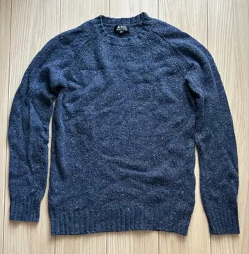 A.P.C. 네이비 니트 스웨터 S