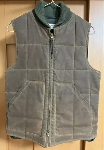 SUGAR CANE 오일드 코튼 베스트 made in USA 사이즈 S