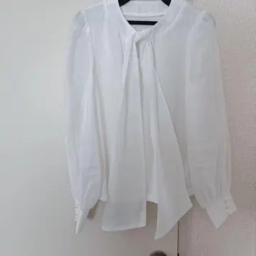 evelyn 빅 리본 리브 TP 화이트