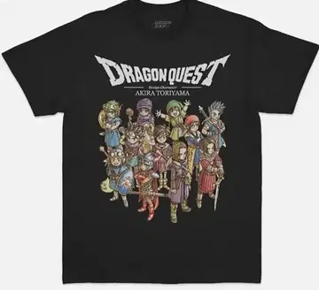 새상품! 드래곤 퀘스트 드래곤 퀘스트 프린트T셔츠 L사이즈