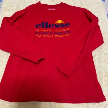 ellesse 레드 맨투맨 M 사이즈