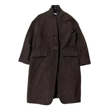 새상품급 저널 스탠다드 랙 체스터 코트 울 브라운