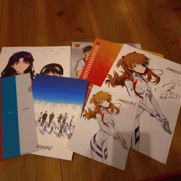 에반게리온 입장 특전과 클리어 파일 7종