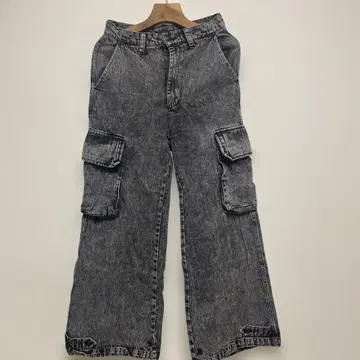 CLEL 그레이 플레어 데님 S 사이즈