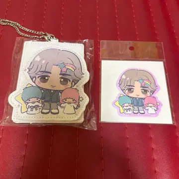 SEVENTEEN 에스쿱스 산리오 키키라라 패스 케이스 스티커