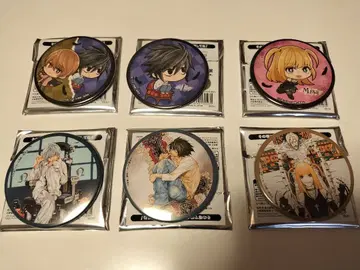 데스노트 럭키 캔뱃지 복권 묶음 판매 6종