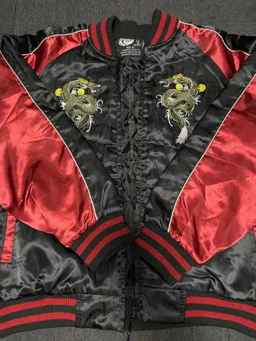 드래곤 자수 스카잔 사이즈 5L 일본제