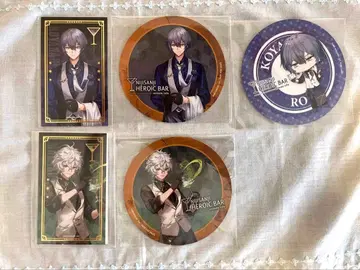 니지산지 애니카페 칵테일 카드 코스터 코야나기 로우 무라쿠모 카게츠