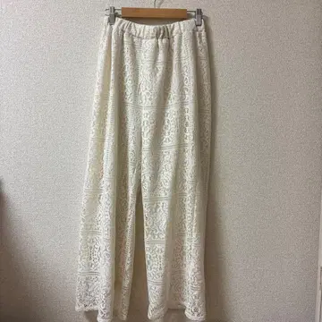 전체 레이스 팬츠