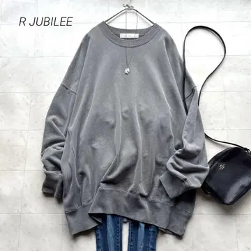 아르쥬빌리 오버 사이즈 풀오버 맨투맨 트레이닝복 그레이