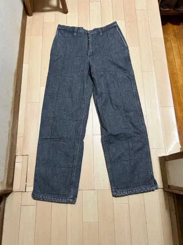 풀카운트 블랙 데님 팬츠 보아 안감 포함 M 사이즈