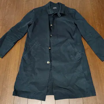 A.P.C. 다크 네이비 트렌치코트 XS