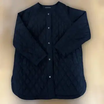 산마리노 블랙 퀼팅 자켓