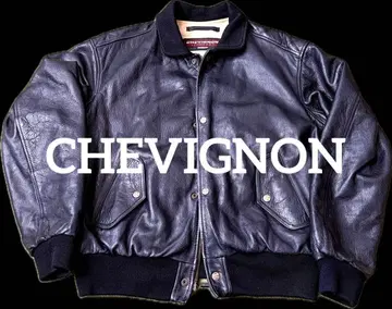 CHEVIGNON 가죽 자켓 GAP Schott 블랙 샷
