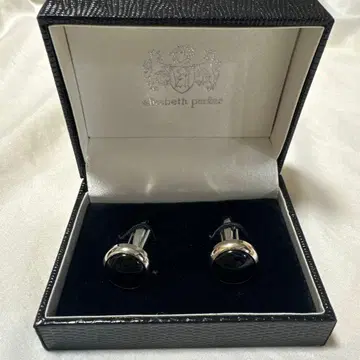 elizabeth parker 블랙 커프스 단추
