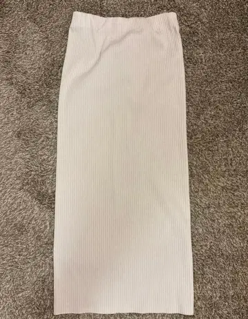 미사용 새상품 노블(NOBLE) 골지 타이트 스커트 새상품급