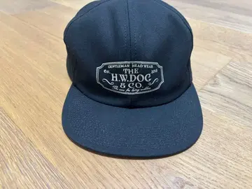 H.W.DOG & CO. 블랙 캡 사이즈 40